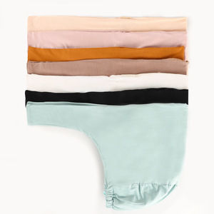 Pañuelo para la Cabeza Musulmán de Lujo Personalizado en Varios Colores para Mujer, Tela Suave con Detalle de Lazo, Cubre Cabeza Modesto, Dubai 2026 - Product Image 6