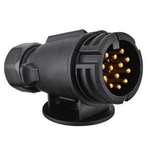 Adaptador de Enchufe de <span class=keywords><strong>13</strong></span> Pines para Remolque, Conector de 12V para Barra de Remolque, Enchufes Impermeables, Adaptador de Enchufe para Automóvil, Camió<span class=keywords><strong>n</strong></span>, Caravana - Product Image 1