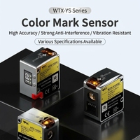 Capteur de couleur LED blanc compact WTX pour la détection de films d'emballage et la surveillance des points de colle