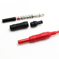 Connecteur banane haute tension 4mm Connecteur banane droit