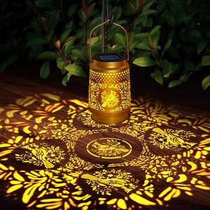 Red Bird présente des lampes solaires IP65 pour femmes, mères, grand-mères, décorations de <span class=keywords><strong>jardin</strong></span> imperméables à l'extérieur, lampes LED suspendues - Product Image 2