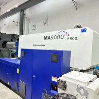 Machine de moulage par injection de plastique horizontale haïtienne de 900 tonnes d'occasion en état d'occasion avec composants de base, vis et moteur