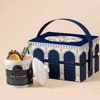 Diffuseur en cristal exquis pour souvenir de vacances, motif floral bleu, pot en céramique, pierre parfumée au sel de rose pour chambre et hôtel