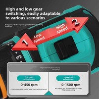 Perceuse électrique sans fil Dayi 20V au lithium A7-3302G, mandrin rapide 10mm, réversible, pour usage domestique, visseuse-perceuse