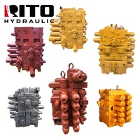 Vanne de commande directionnelle pour excavatrice RITO KMX15RA, ensemble de vanne hydraulique pour excavatrice SANY235, machines de construction, usage intensif