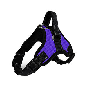 Correas de nailon, de lujo para perro mascota Collar, arnés ajustable retráctil, acero inoxidable, Oxford, transpirable, táctico, animales, gatos - Product Image 3