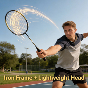 <span class=keywords><strong>Kit</strong></span> de <span class=keywords><strong>badminton</strong></span> en gros pour 2/4 joueurs avec raquettes à manche en acier, poignée en PVC rigide, <span class=keywords><strong>kit</strong></span> de <span class=keywords><strong>jeu</strong></span> d'extérieur durable, volants personnalisables - Product Image 1