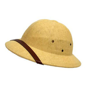 Paja Safari Adulto Pith Explorer Casco Sombrero al aire libre con diadema ajustable para Jungle Safari Explorer <span class=keywords><strong>Disfraz</strong></span> - Product Image 4