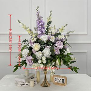 DKB Centros de Mesa de Flores Artificiales Personalizados para Decoración de Bodas - Product Image 2