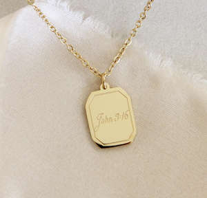 Paslanmaz Çelik 14 Ayar Altın Aşk Kolyesi Yuhanna 3:16 Hristiyan Takı Vaftiz Komünyon Hediyesi İnanç İbraniler 11:1 Kutsal Yazı Takı - Product Image 5