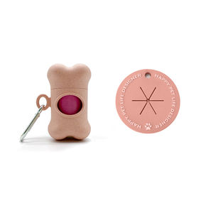 2025 nuevo logotipo personalizado impermeable goma perro mascota caca bolsa titular bolsa de basura Clip Correa dispensador - Product Image 5