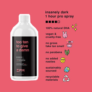 Spray <span class=keywords><strong>Tan</strong></span> Solution <span class=keywords><strong>Pro</strong></span> Spray Mist Insanely Dark Sunless Airbrush Solution Utiliser avec de l'eau de bronzage Spray <span class=keywords><strong>Tan</strong></span> Machine - Product Image 4