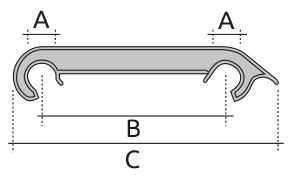 Italie marque vente chaude multi-usages longue durée de vie Pfb Clips en polypropylène utilisation pour les meubles - Product Image 5