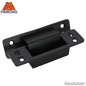Bản Lề Cửa Kín Bán Kính R5 Bằng Thép Không Gỉ 130A Bản Lề Cửa Gỗ Bản Lề Ẩn Màu Đen - Product Image 3