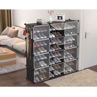 Armoire de rangement pliable en PVC, portable, pour chaussures, avec structure en acier, pour dortoir, garde-robe étudiante, pour hôtel