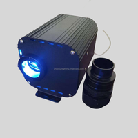 Projecteur LED RVBW à fibres optiques Twinkle City Climbing avec télécommande RF, indice de protection IP20, en aluminium et PMMA, refroidissement par ventilateur, intensité variable