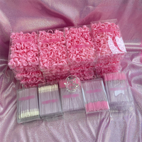 Brosses à Cils Jetables en Plastique Colorées pour Mascara et Extensions de Cils