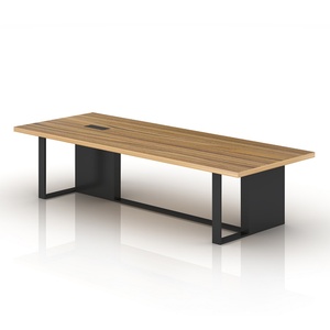 เฟอร์นิเจอร์ห้องประชุม โต๊ะประชุมไม้ โต๊ะประชุมสำนักงานสมัยใหม่ - Product Image 1