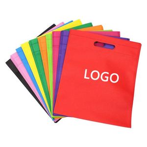 Bolsas de Compras Planas Portátiles de Tela No Tejida con Corte en D, Ultrasónicas, Venta Directa de Fábrica, al por Mayor, Bajo Precio - Product Image 3
