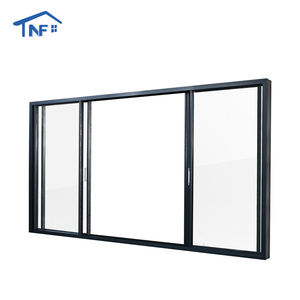 باب منزلق داخلي بلوحين أو ثلاثة أو أربعة ألواح، زجاج مزدوج مقوى، إطار ألمنيوم - Product Image 4