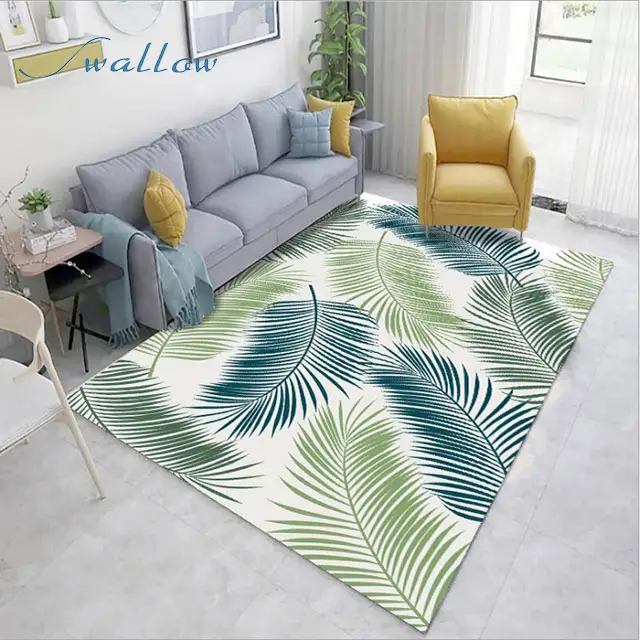 2022 Fashion Washable Carpet Rug for Living Room Modern 3D Printing Geometric Floor Rug Carpet for Parlor Mat Bedroom | Swallow