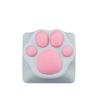 Personality Customized ABS Silicone Kitty Paw Cat Paws Pad Keyboard KeyCaps for Cherry MX Switches OEM CNC Machining