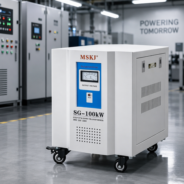 High Isolation 100KVA 380V Three Phase Dry Transformer Dual Mode Control for Industrial Equipment