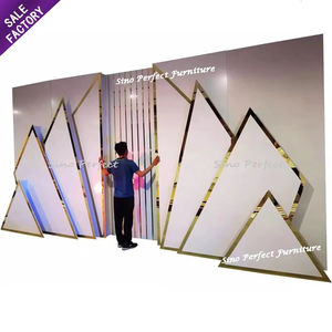 Sino Perfect Event Decor <b>Acrylic</b> Back Drop Stand Wedding Panel Backdrops for Birthday Wedding Event Parties - Product Image 6