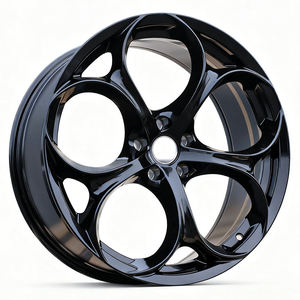 Cerchi in Lega 18x8.0 5H 100 ET35 CB73.1 Neri per <span class=keywords><strong>Alfa</strong></span> <span class=keywords><strong>Romeo</strong></span> Giulia Stelvio <span class=keywords><strong>MiTo</strong></span> 147 159 OEM Disponibili Ora - Product Image 2