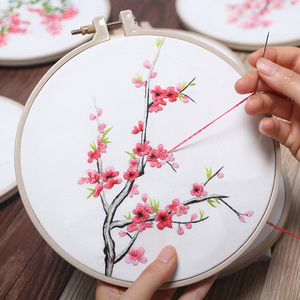 Kit de <span class=keywords><strong>broderie</strong></span> pour débutants, <span class=keywords><strong>broderie</strong></span> florale DIY, travaux manuels, <span class=keywords><strong>point</strong></span> de <span class=keywords><strong>croix</strong></span>, kit de <span class=keywords><strong>broderie</strong></span> avec ruban, peinture à la <span class=keywords><strong>broderie</strong></span> - Product Image 1
