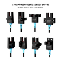 Sensor Fotoelektrik SUENW FF-U674 Tipe Through Beam, Jarak Deteksi 5mm, Output NPN/PNP untuk Otomasi Industri