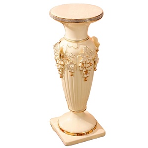 Jarrón de columna romana de lujo maceta de cerámica Europea Vaso Decorativos de gama alta - Product Image 2