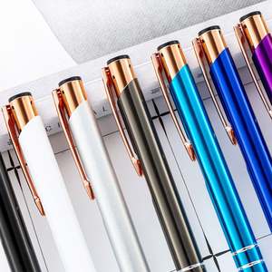 Stylo Bille Rétractable à Double Bobine pour Fabricant Grossiste, Personnalisable avec Logo, Corps en Aluminium 1,0 mm pour Publicité - Product Image 4