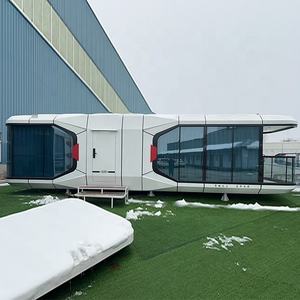 Chambres modulaires préfabriquées solaires de luxe portables Petite <span class=keywords><strong>maison</strong></span> de conteneur de salle de bain pour hôtels et <span class=keywords><strong>maison</strong></span> en acier - Product Image 3