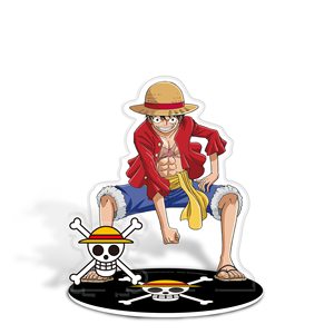 Figurine en acrylique OEM/ODM One Piece Luffy D Monkey, modèle de support en acrylique 3,5 cm, accessoires de bureau Anime <span class=keywords><strong>Manga</strong></span> - Product Image 3