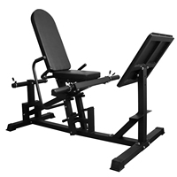 Presse à jambes et appareil de squat à charge par disques pour usage domestique et professionnel en salle de sport