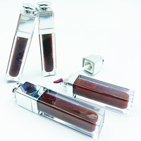 Gloss à lèvres liquide waterproof aux herbes, non-tachant, maquillage cosmétique, échantillon personnalisé OEM, certifié CE & MSDS, fournisseur fabriqué en Chine