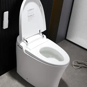 Nuevo diseño Cerámica Toto Japón WC Inodoro de bidé inteligente de una pieza para hotel