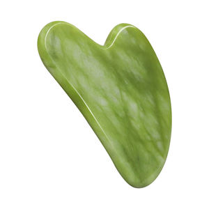 100% natürliche Jade Gua Sha Ein hochwertiges Rosenquarz Gua Sha Gesichts werkzeug Guasha Stein massage Werkzeugset - Product Image 2