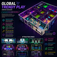 Active Gaming Laser Arena Juegos interactivos de escape interior para el hogar Jardín Educativo Aeropuerto Parque de atracciones Equipo de alquiler