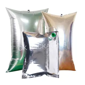 High Barrier Aseptic Bags Juice Coffee Wine Cola Oil Bag In Box Aluminum Foil Tea Milk Wine Pouch With Valve
