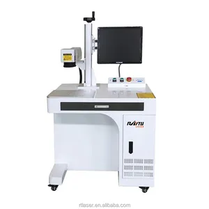 30w 50w MOPA Fiber Laser Color Marking Machine For Meta