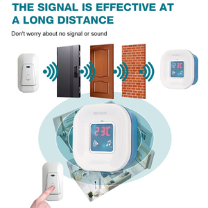 Installation facile directe d'usine <span class=keywords><strong>étanche</strong></span> Ip44 Villa appartement 55 sonneries ABS <span class=keywords><strong>sonnette</strong></span> numérique <span class=keywords><strong>sans</strong></span> <span class=keywords><strong>fil</strong></span> <span class=keywords><strong>longue</strong></span> <span class=keywords><strong>portée</strong></span> - Product Image 2