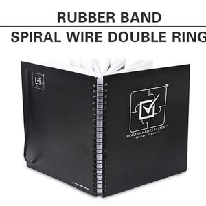 Agenda 2025 à reliure spirale personnalisée, impression sur cuir PU, couverture rigide, estampage à chaud, vente chaude - Product Image 2