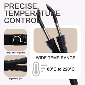 Kit professionnel de fusion de kératine pour extensions capillaires – Machine à connecter les cheveux en plastique et métal, outil de fusion pour usage domestique - Product Image 4