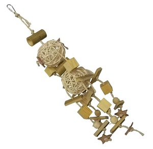 Natural Rattan Ball Bird Cage <strong>Toy</strong> Bamboo Block Wooden Large <strong>Parrot</strong> Macaw African <strong>Grey</strong> Budgie Cock <strong>Parrot</strong> <strong>Toy</strong> - Product Image 6