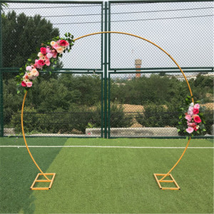 <span class=keywords><strong>Arche</strong></span> de fleurs en fer à tube unique Supports de ballons en métal déco de <span class=keywords><strong>mariage</strong></span> de luxe Décoration de fond Accessoires de disposition pour portes - Product Image 1