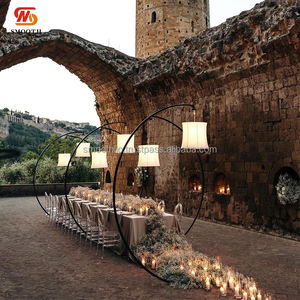 SMOOTH Hot Sales Chandelier <b>Stand</b> Black Metal Arch Support Craft Wedding <b>Stand</b> for Chandelier Decoration <b>Backdrop</b> Aisle <b>Stand</b> - Product Image 3