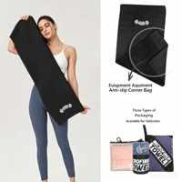 Serviette de sport absorbante à séchage rapide en microfibre, serviettes de fitness et de gym avec logo, serviette de sport personnalisée 400g polyester coton