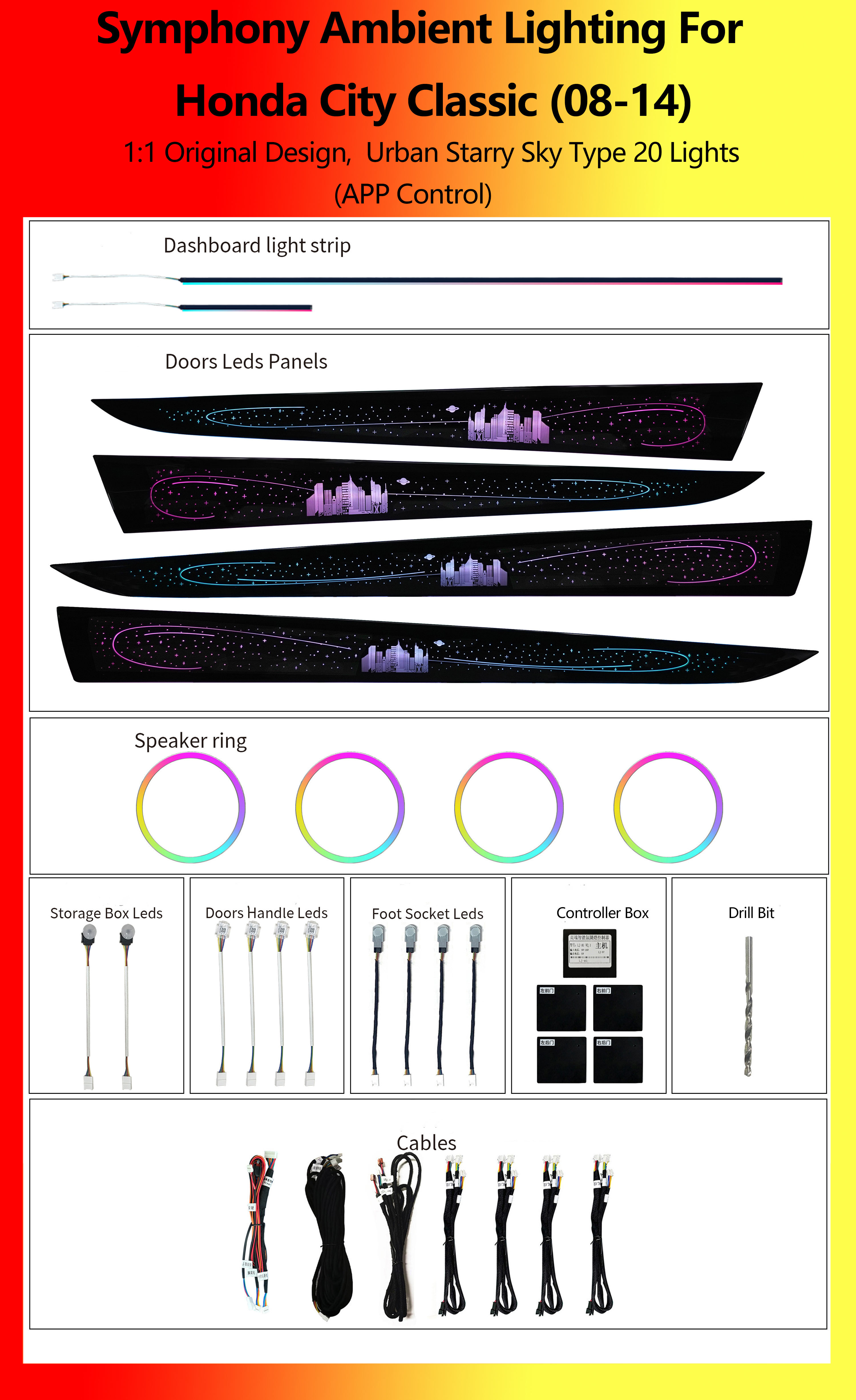 ฮอนด้า ซิตี้ คลาสสิก อูร์เบน สตาร์รี่ สกาย ซิมโฟนี 20 ไลท์